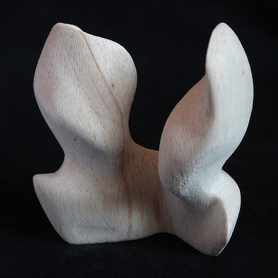 Balsawood carving sculpture 3D design