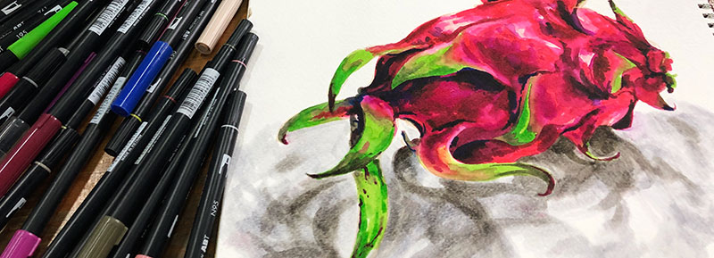 China marker drawing Clara banner