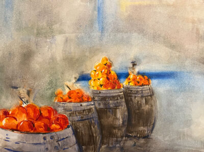 Clara Obidos Portugal oranges