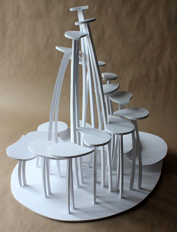 3d staircase sculpture